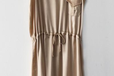 cp dress in nude