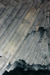 Basalt rocks and caves