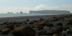 Rock gateway to Cape Dyrhólaey