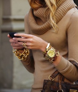 camel and gold
